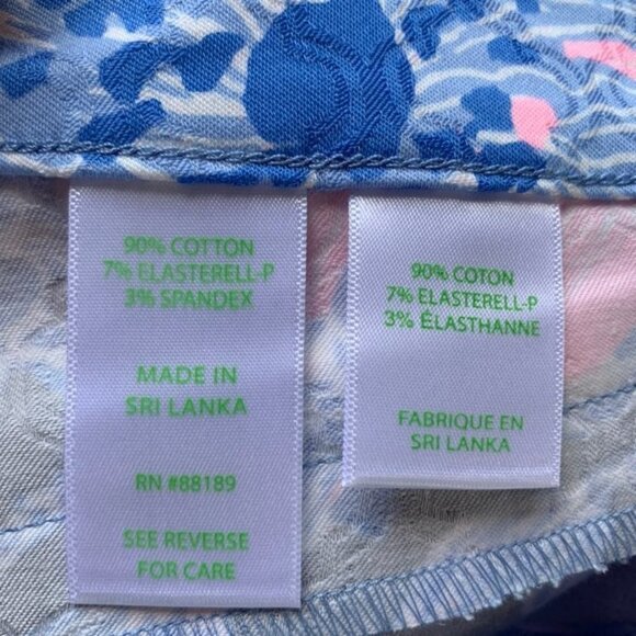 Lilly Pulitzer‎ Kelly High Rise Crop Flare size 00 - Picture 4 of 7